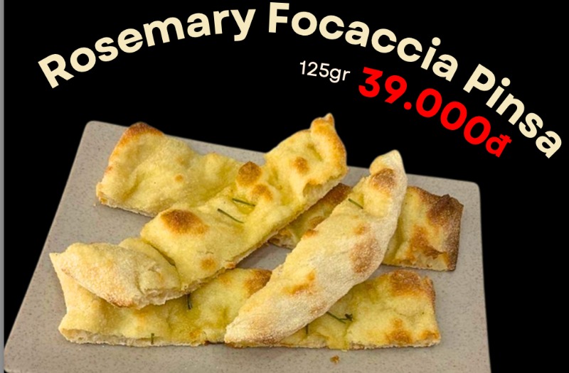 Rosemary Focaccia Pinsa